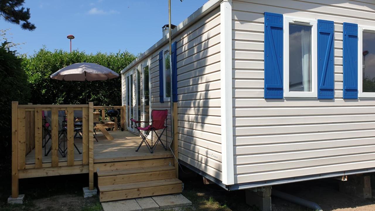 Mobil Home 6-8 Places Parcelle 4 Climatise Biville-sur-Mer Εξωτερικό φωτογραφία
