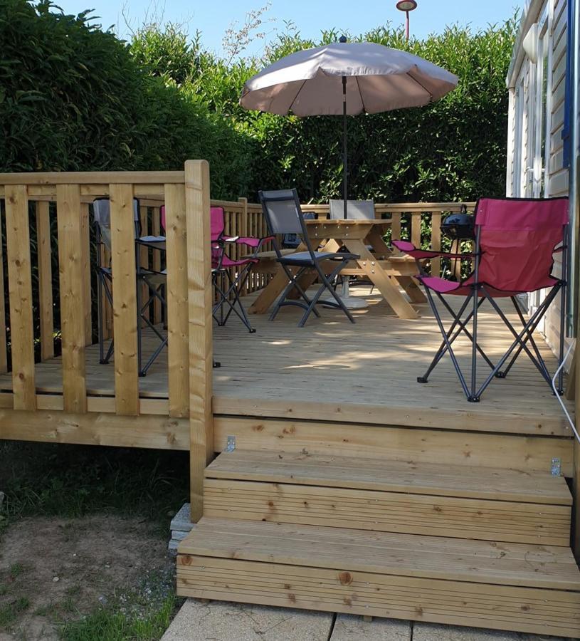 Mobil Home 6-8 Places Parcelle 4 Climatise Biville-sur-Mer Εξωτερικό φωτογραφία